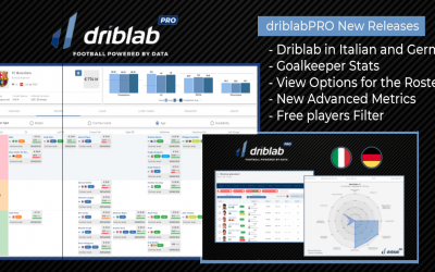 driblabPRO Release Notes July ’21
