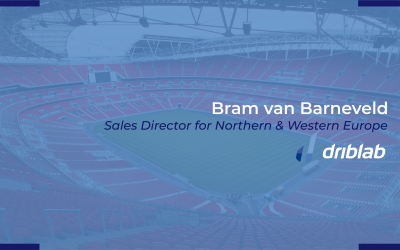 Driblab da la bienvenida a Bram van Barneveld, antiguo Company Director de InStat, como Sales Director for Northern & Western Europe