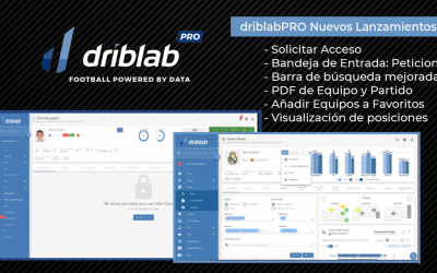 driblabPRO Release Notes: primer trimestre 2024